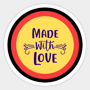 Made With Love Sticker